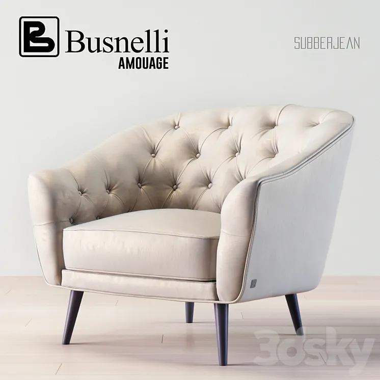 Busnelli Amouage Armchair 3DS Max