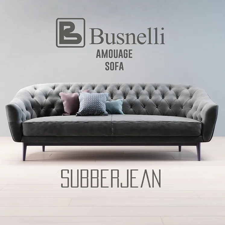 Busnelli Amouage Sofa Subberjean 3DS Max