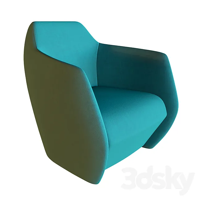 Busnelli armchair vendeome 3ds Max
