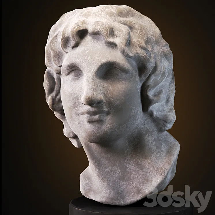 Bust of Alexander the Great 3DS Max