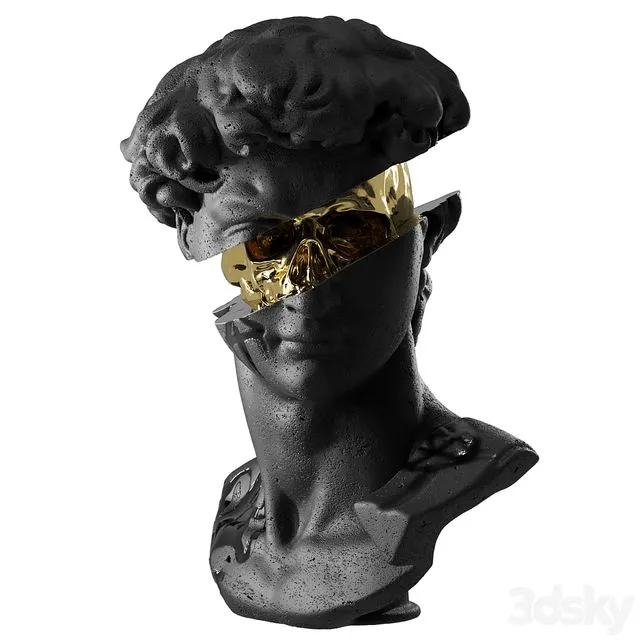 Bust of David 3dsMax Model