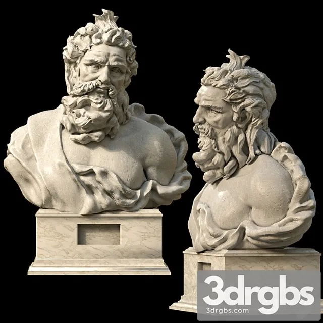 Bust of neptune 3dsmax Download