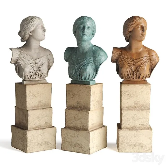 Bust of Niobe 3dsMax Model