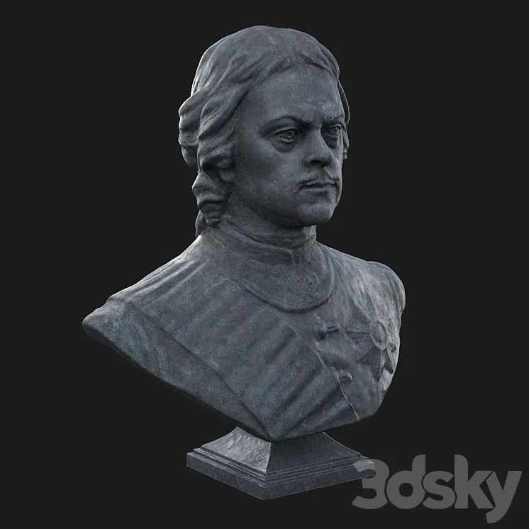 Bust of Peter the Great 3DS Max