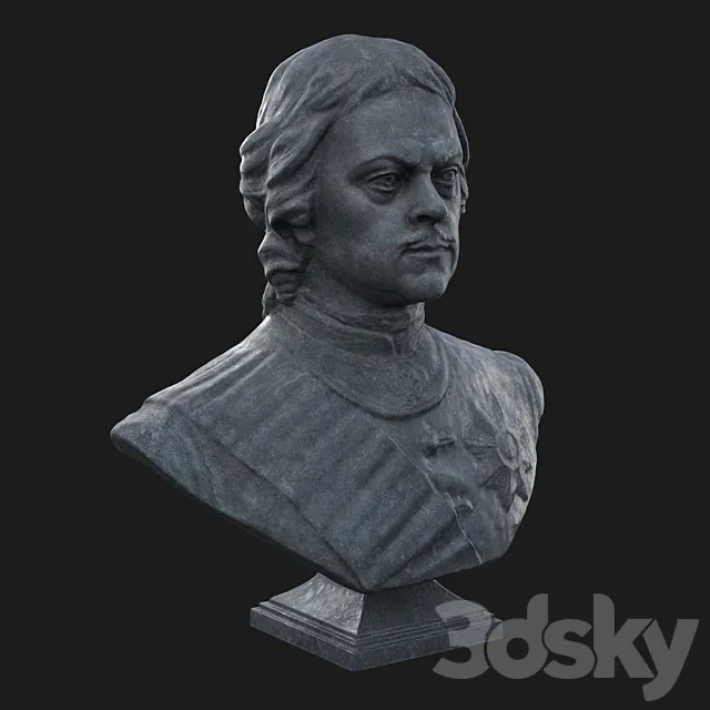 Bust of Peter the Great 3DSMax File