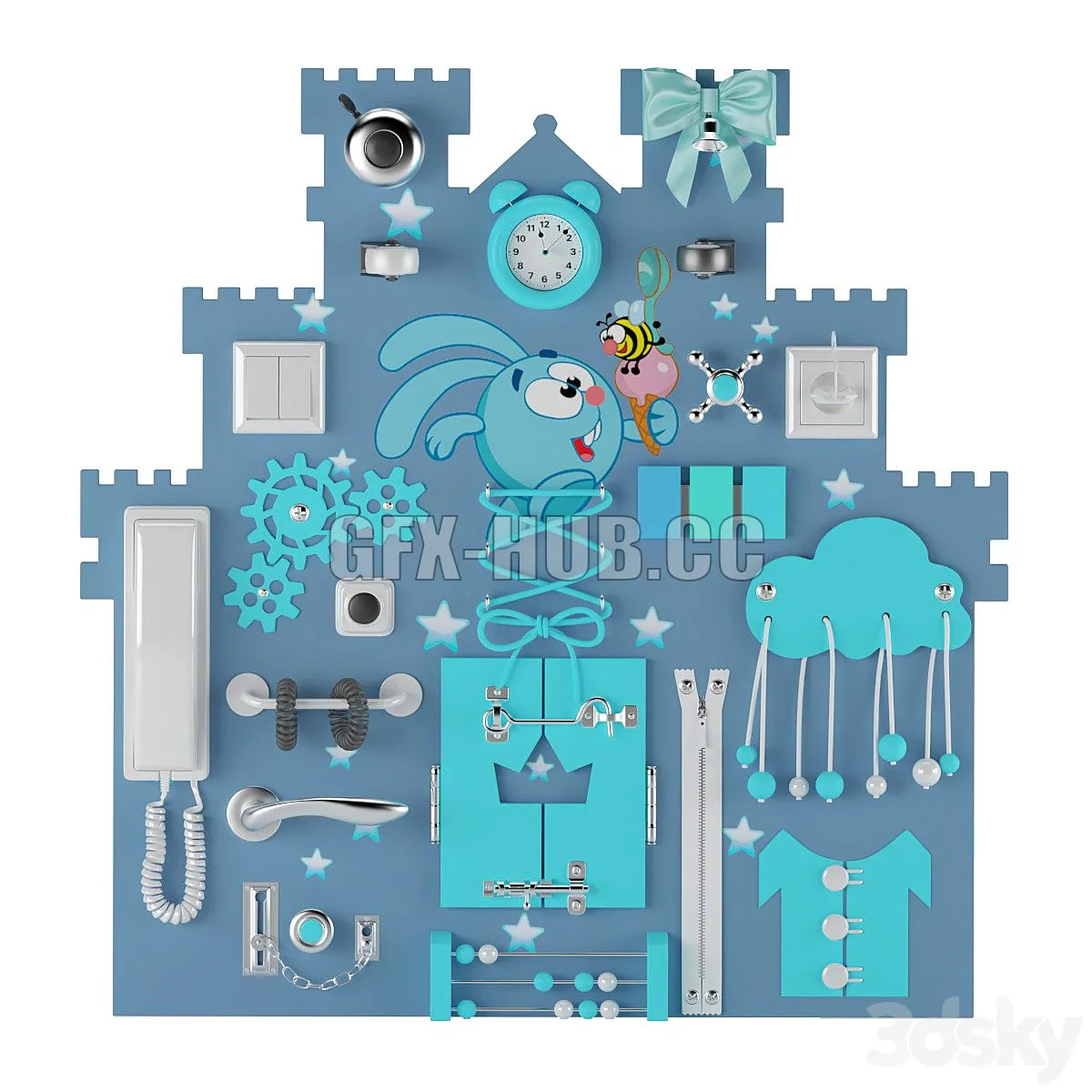 Busyboard boy 3dsMax Model
