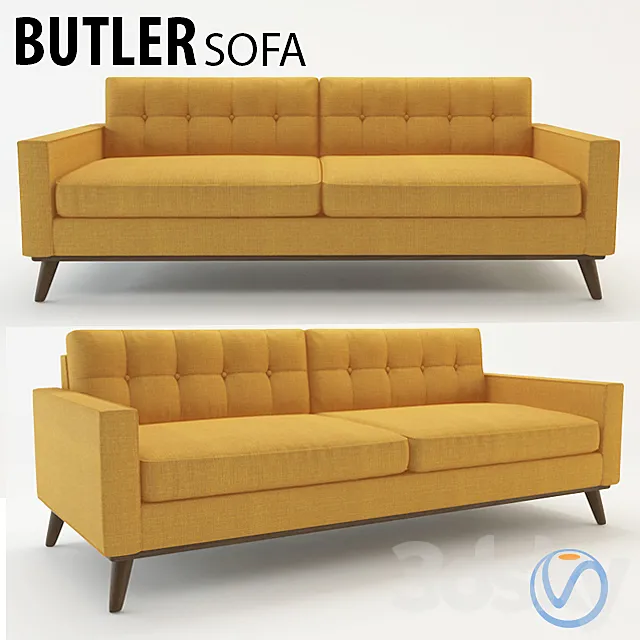 Butler Sofa FS 3DSMax File