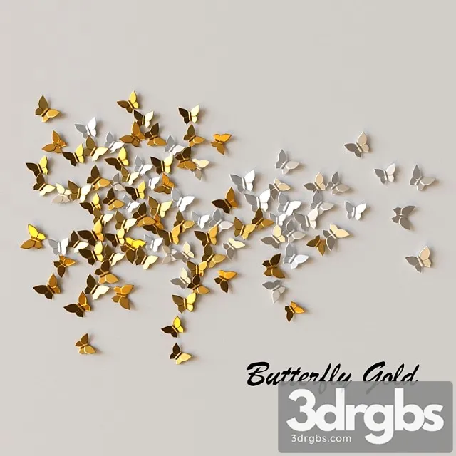 Butterfly Gold 3dsmax Download