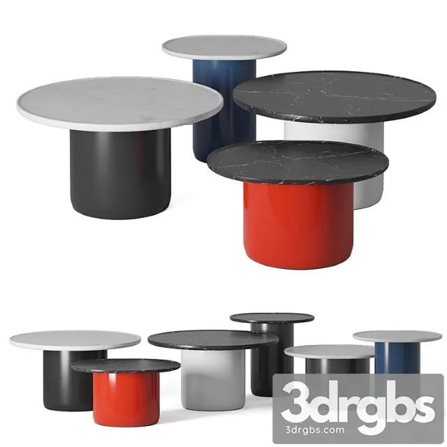 Button table set. b&b italia 2 3dsmax Download