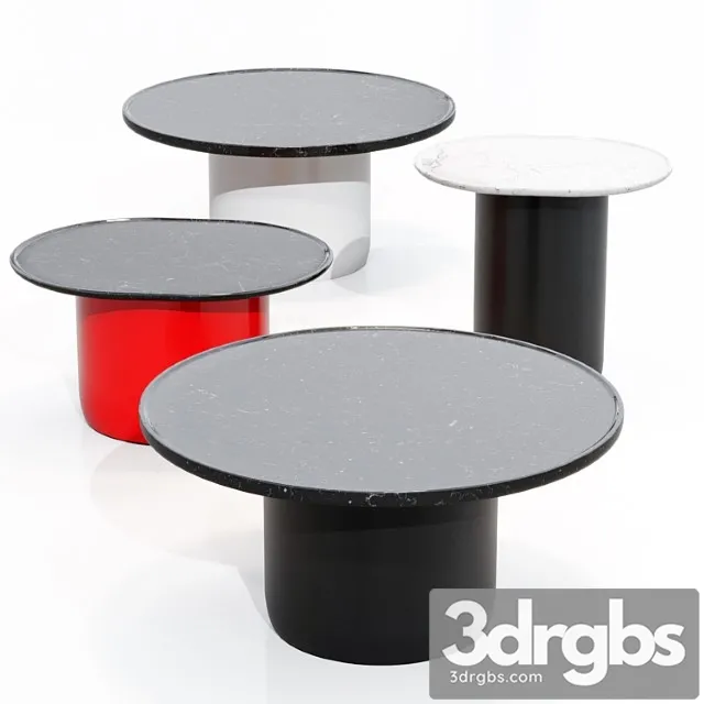 Button tables set by b&b italia 2 3dsmax Download