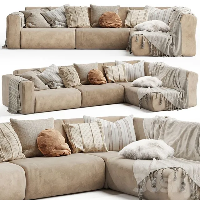 by fonQ Move Corner sofa 3dsMax Model