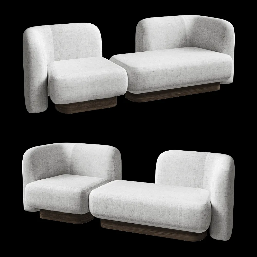 BY Furniture – BLOWN SOFA 3ds Max