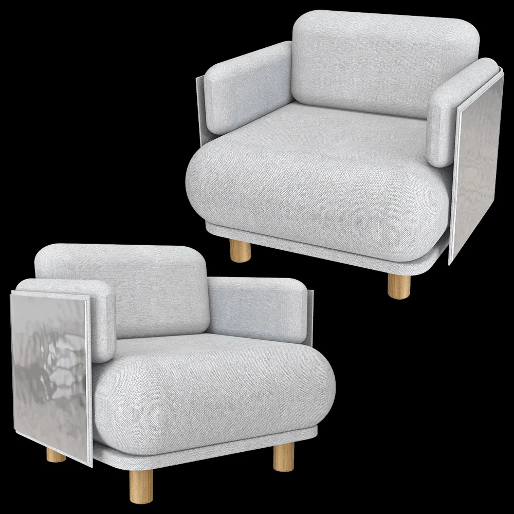 BY Furniture – O-ARMCHAIR 3ds Max