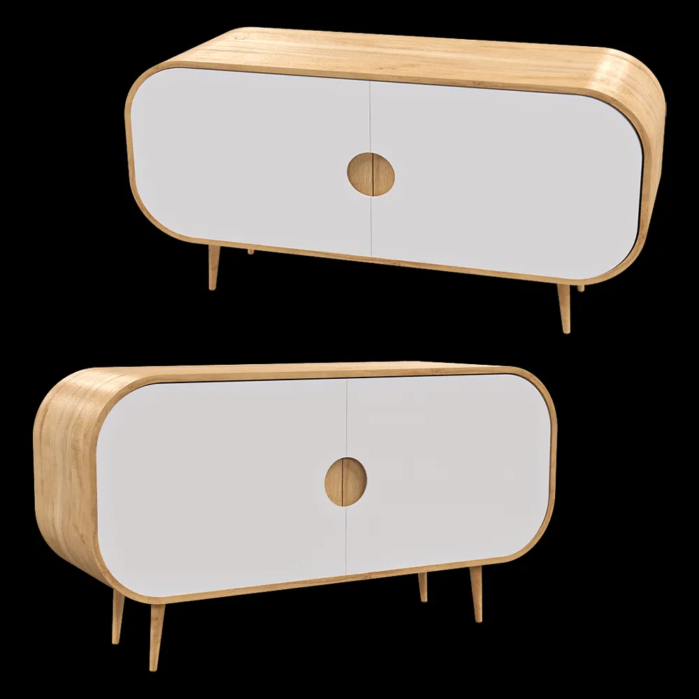 BY Furniture – ROUNDED COMMODE 3ds Max