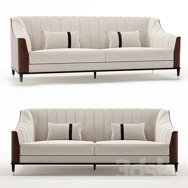 Bykepi Walnut Sofa 3ds Max