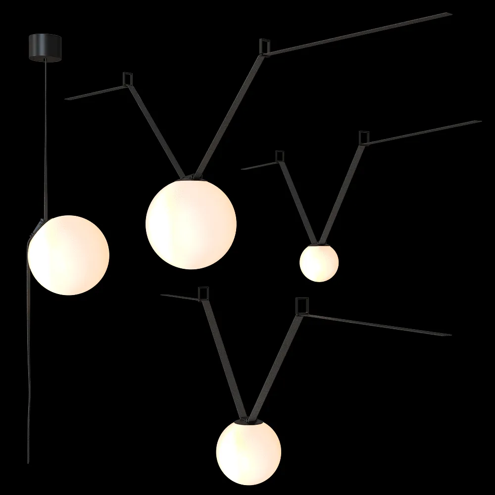 Byled  – Ceiling lamp ROPE-BL-BL-16-WW 3ds Max