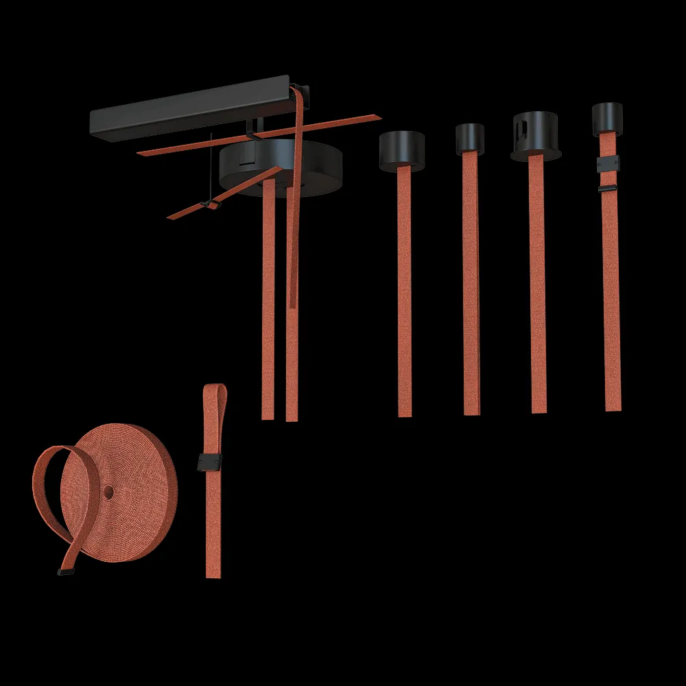 Byled  – Ceiling lamp Rope-Track 3ds Max