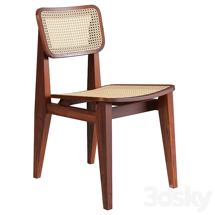 C-Chair Dining Chair 3DS Max Model