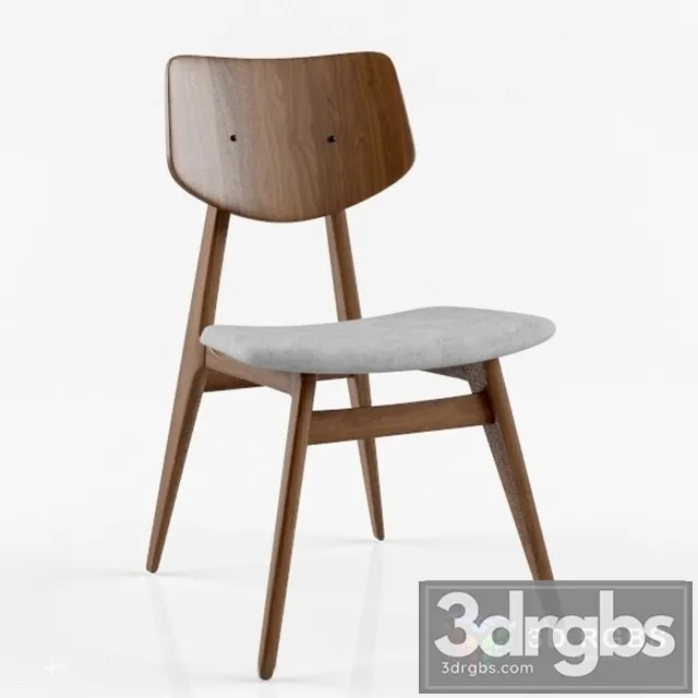 C275 Side Wooden Dining Chair 3dsmax Download