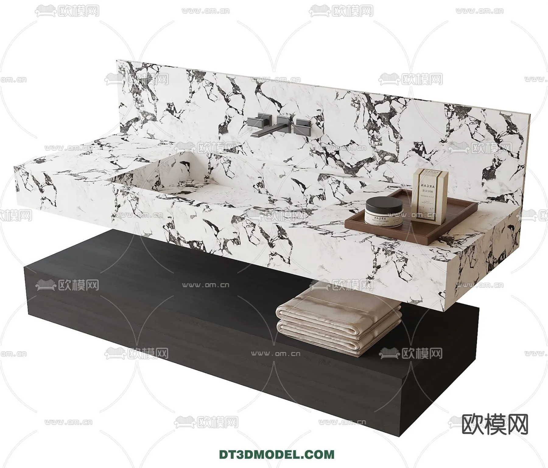 Cabinet 3D Models for Bathroom – Furniture Design – 032