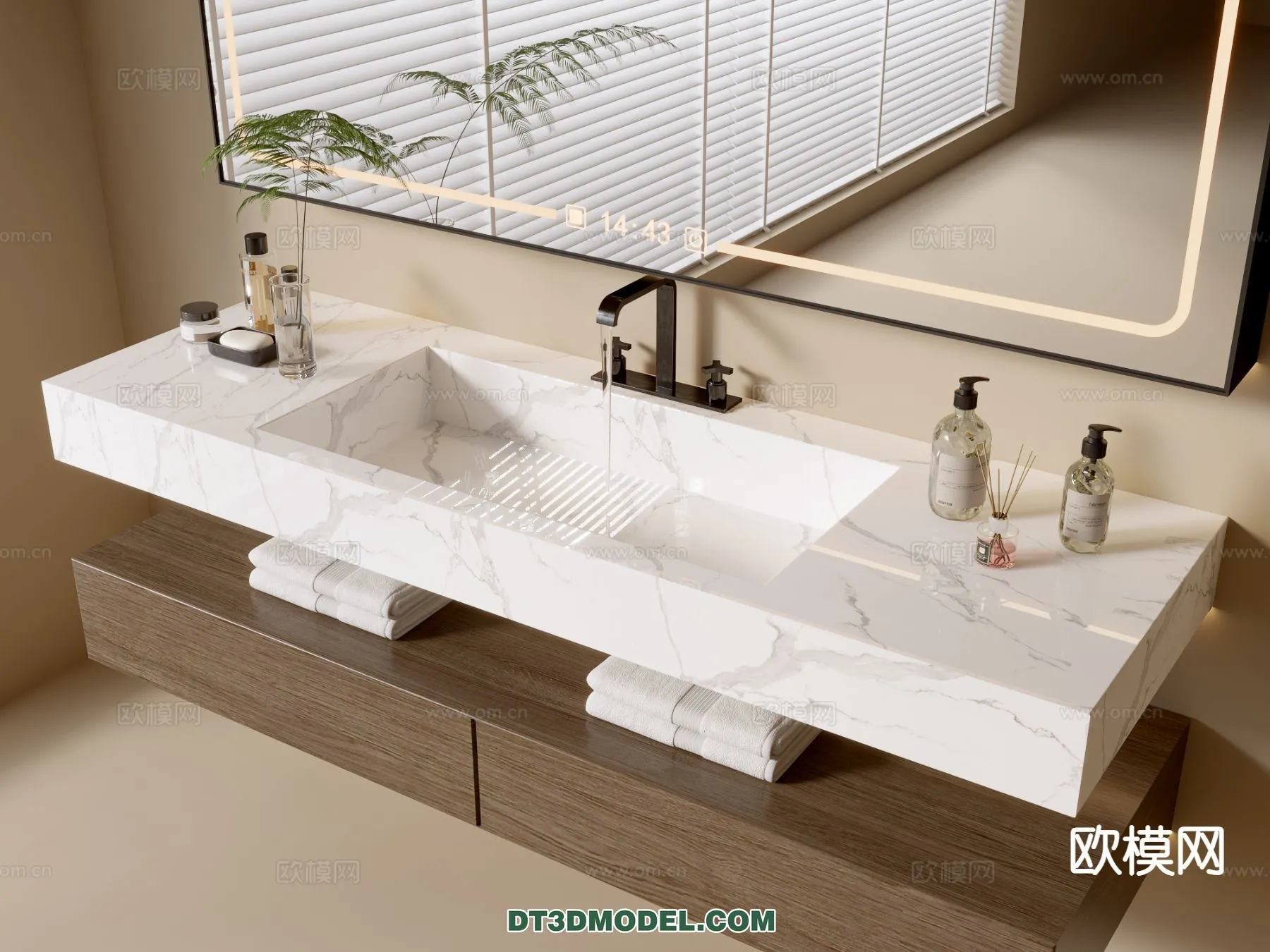 Cabinet 3D Models for Bathroom – Furniture Design – 101