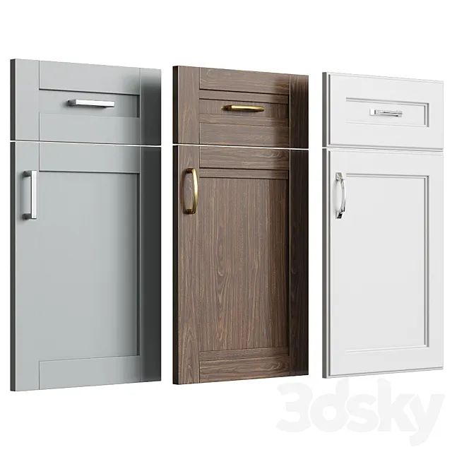 Cabinet doors 3ds Max