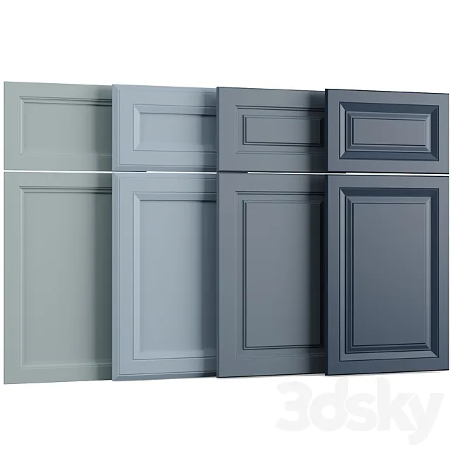 Cabinet Doors Collection.02 3ds Max