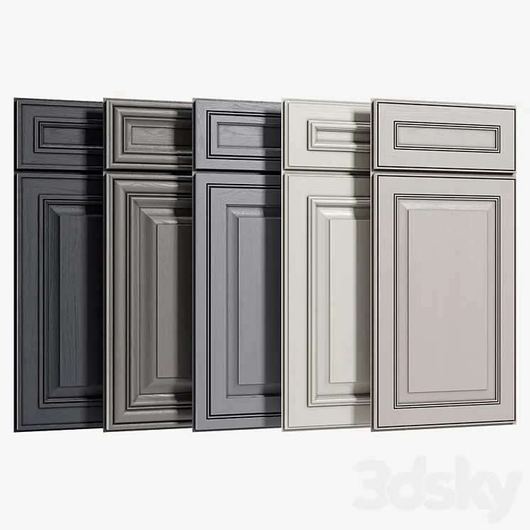 Cabinet Doors Set 1 3DS Max
