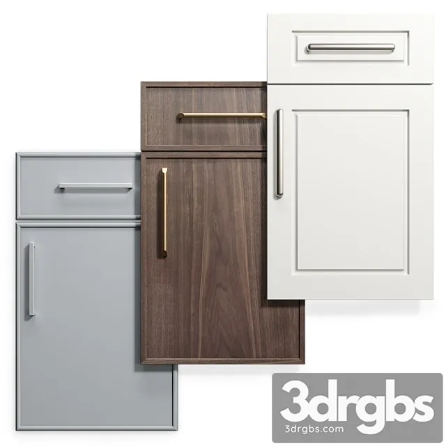 Cabinet doors set 11 3dsmax Download