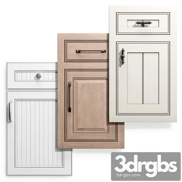 Cabinet doors set 12 3dsmax Download