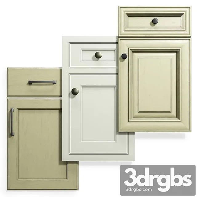 Cabinet doors set 13 3dsmax Download