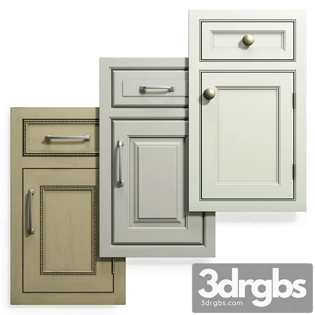 Cabinet doors set 14 3dsmax Download