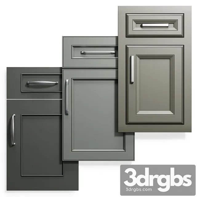 Cabinet doors set 15 3dsmax Download