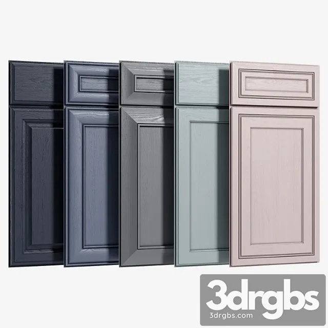 Cabinet doors set 3 3dsmax Download