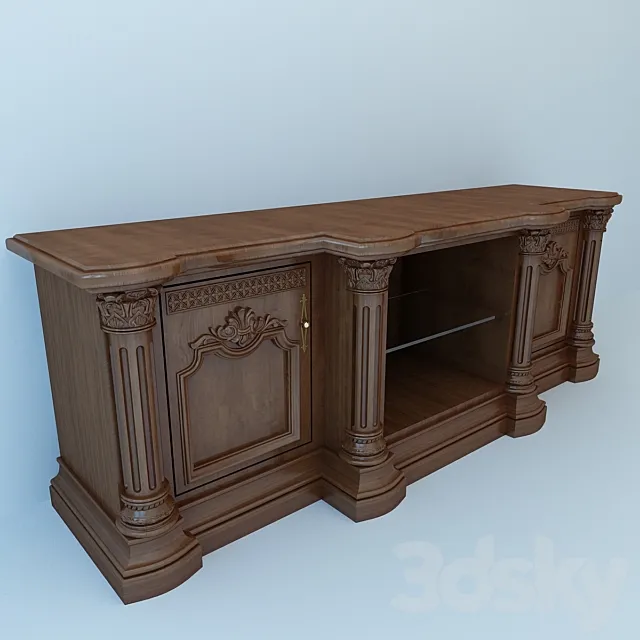 cabinet for TV 3ds Max