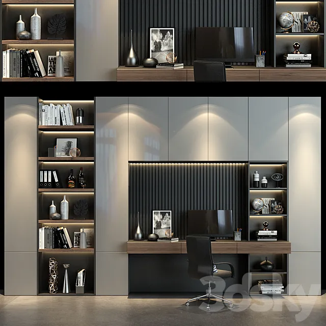 Cabinet Furniture 0113 3ds Max