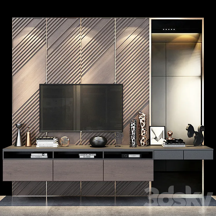 Cabinet Furniture 0122 3DS Max