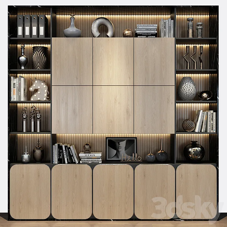 Cabinet Furniture | 0435 3DS Max Model