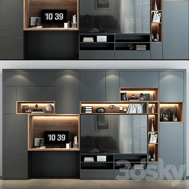 Cabinet Furniture 095 3DS Max Model