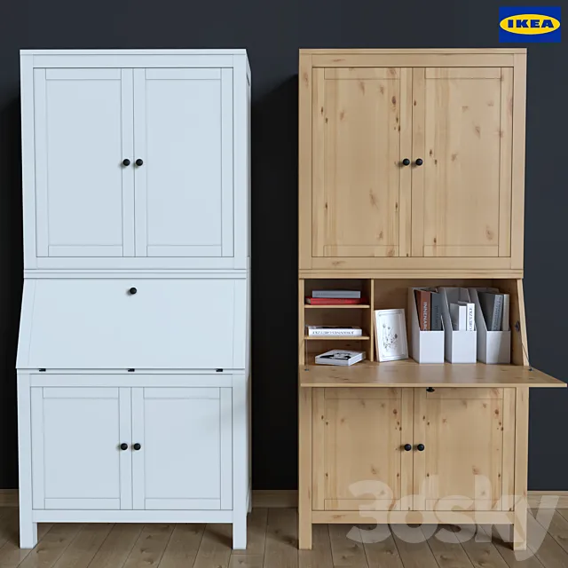 Cabinet (Office) Ikea HEMNES 3DSMax File