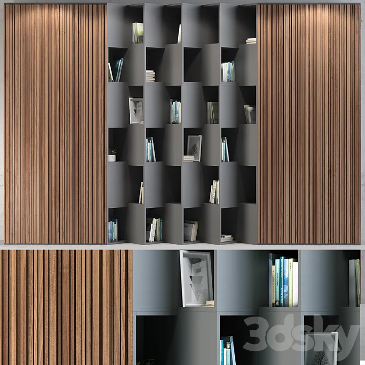 Cabinet-rack 08 3DS Max
