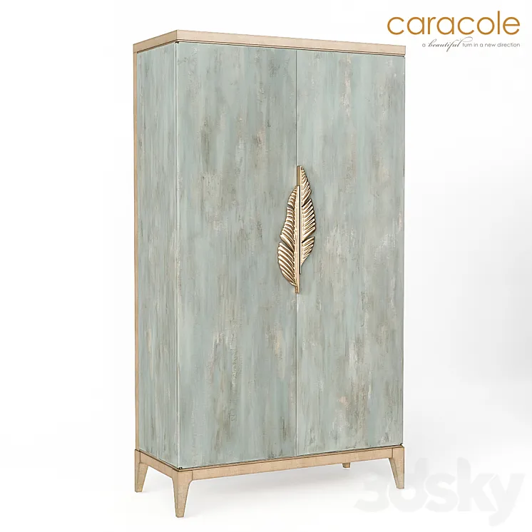 Cabinet Watercolours Caracole 3DS Max
