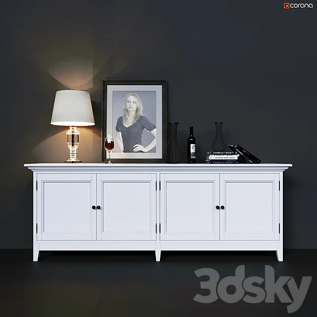 Cabinet wide with 4 facades Dantone Home 3ds Max