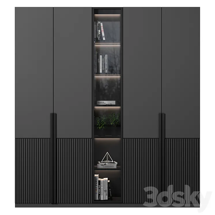 cabinet with shelves 26 3DS Max