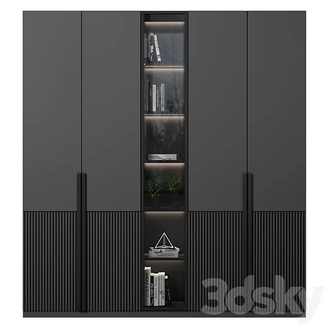 cabinet with shelves 26 3DSMax File