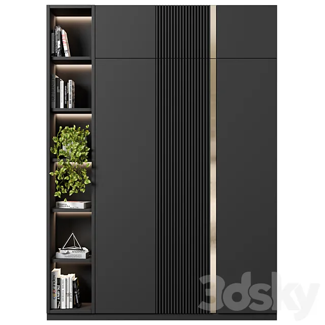 Cabinet with shelves 51 3DS Max Model