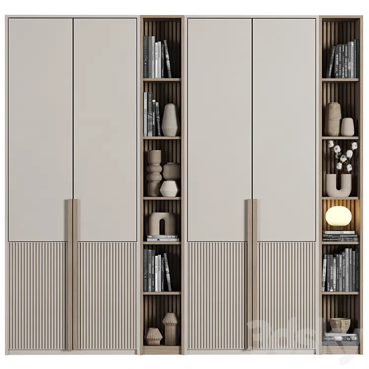 Cabinet with shelves_050 3DS Max Model