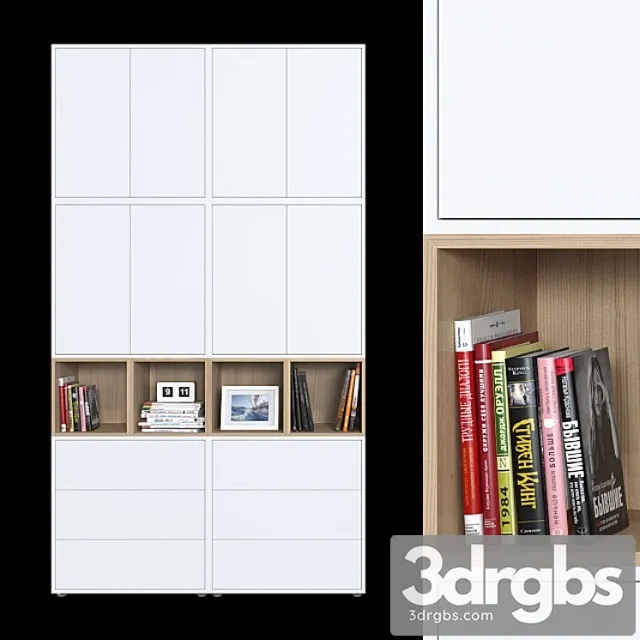 Cabinets ikea eket 2 (6 color options). 3dsmax Download