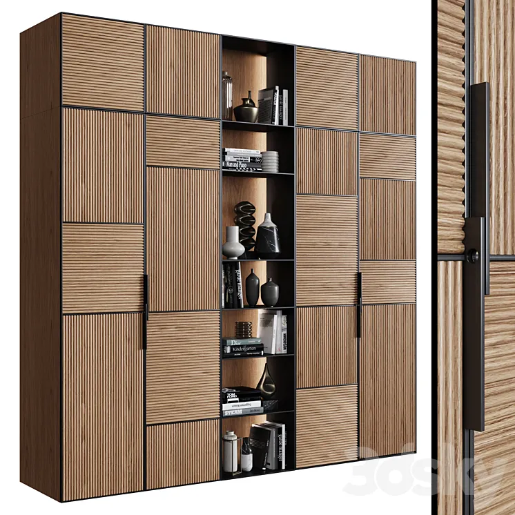 Cabinets in modern style 45 3DS Max