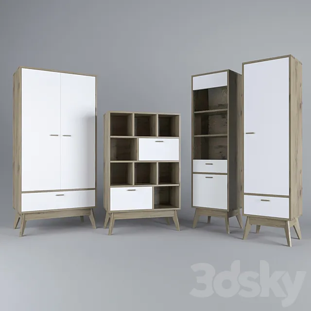 Cabinets Nordik from Divan.ru 3ds Max